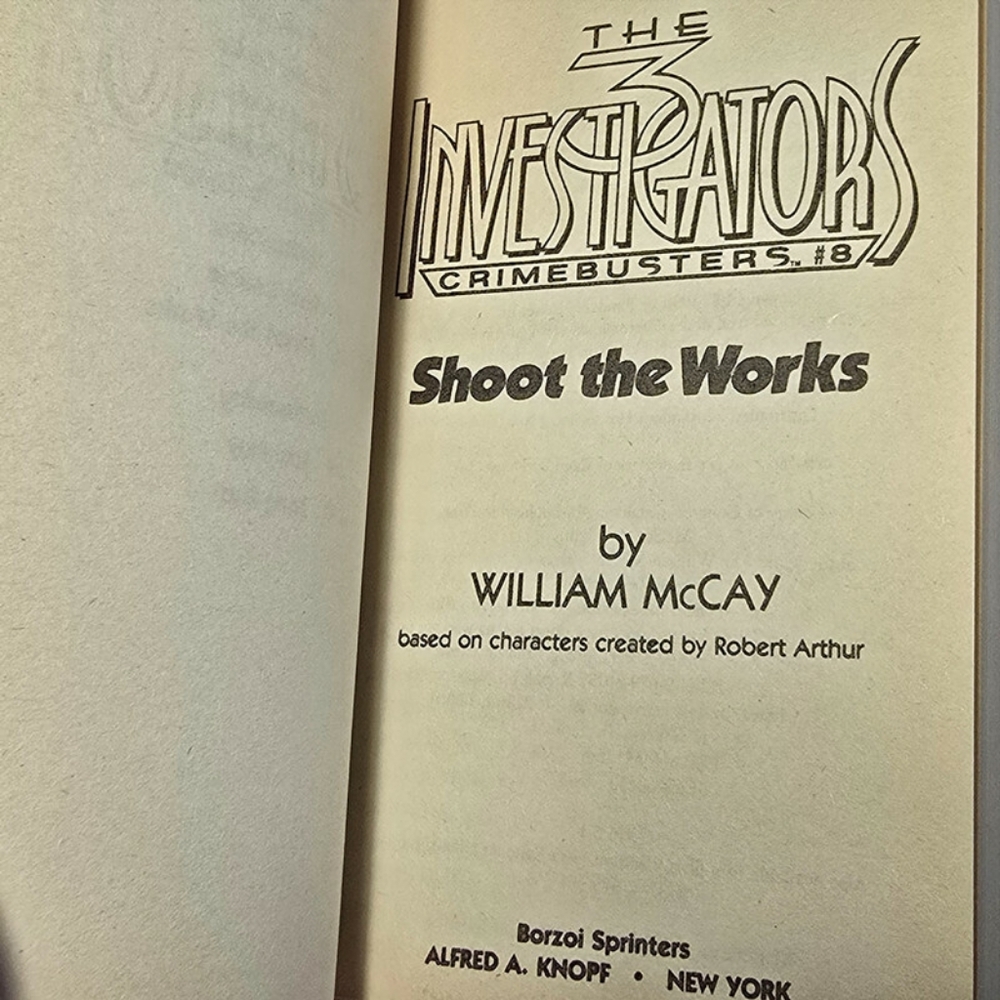 Shoot the Works The 3 Investigators Crimebusters By William McCay - Picture 9 of 10